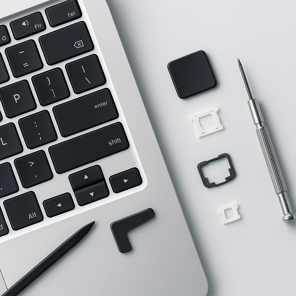 Podrobný návod krok za krokem na výměnu klávesy notebooku