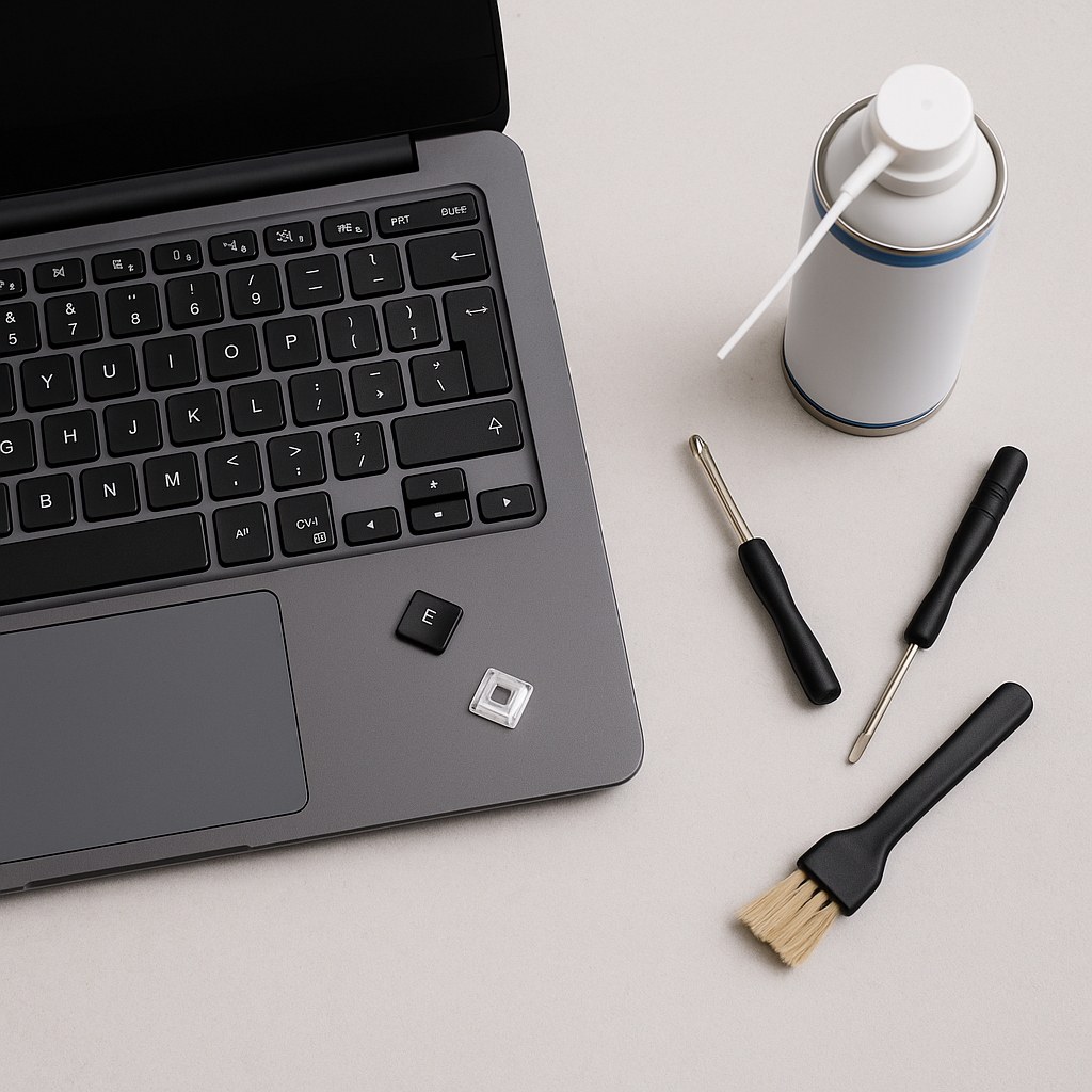 Odstraňování problémů s nefunkčními klávesami notebooku